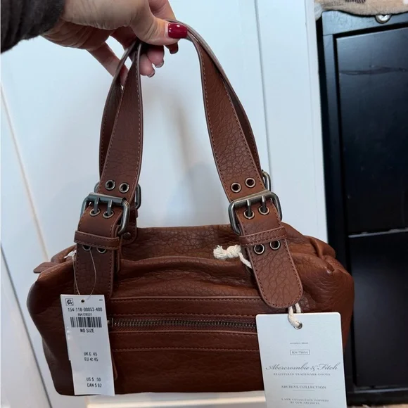 Abercrombie & Fitch Bowler Bag Purse - Picture 3 of 8